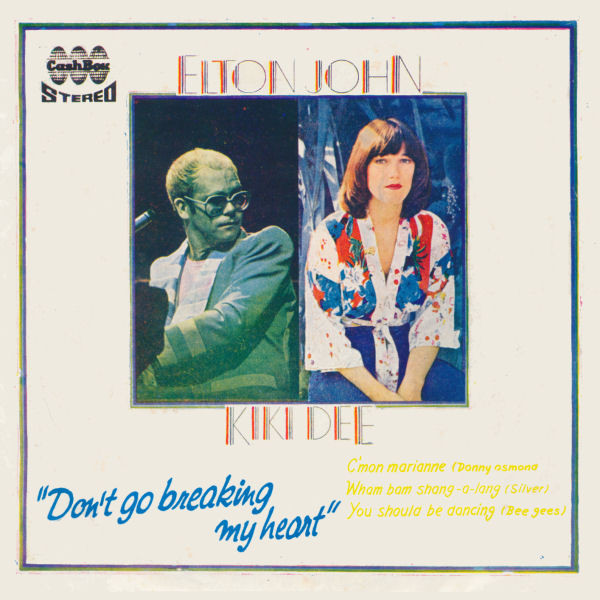 Elton John, Kiki Dee – Don't Go Breaking My Heart (1976, Vinyl 