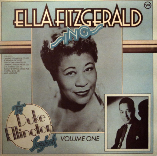 Ella Fitzgerald Ella Fitzgerald Sings The Duke Ellington Songbook Volume One 1975 Vinyl