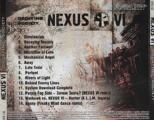 télécharger l'album Nexus VI - Decaying Society