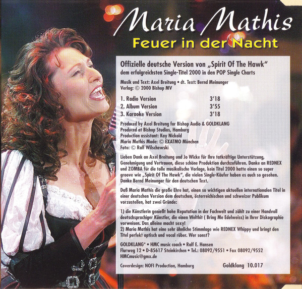 Album herunterladen Maria Mathis - Feuer In Der Nacht