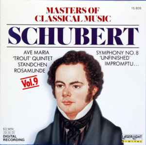 Franz Schubert - Masters Of Classical Music Vol.9 Schubert album cover
