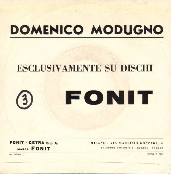 ladda ner album Domenico Modugno - Bagno Di Mare A Mezzanotte Balla Balla