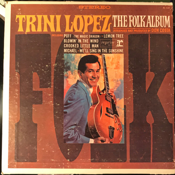 CD The Folk Album Trini Lopez 希少 664140614727-
