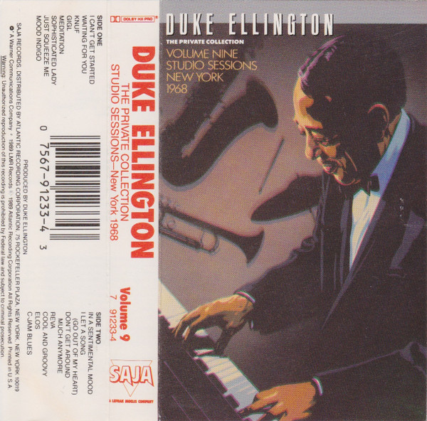 lataa albumi Duke Ellington - The Private Collection Volume Nine Studio Sessions New York 1968