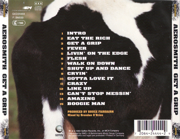 【未開封Cow skin digipak】Aerosmith / Get a G