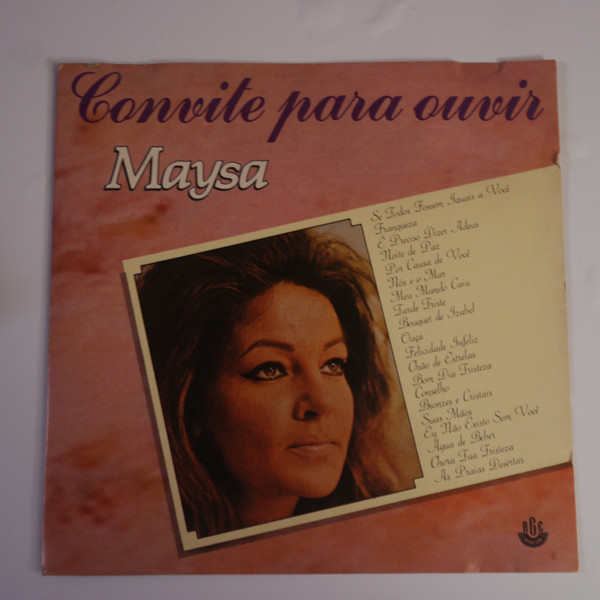 Maysa – Convite Para Ouvir Maysa (1988, Vinyl) - Discogs