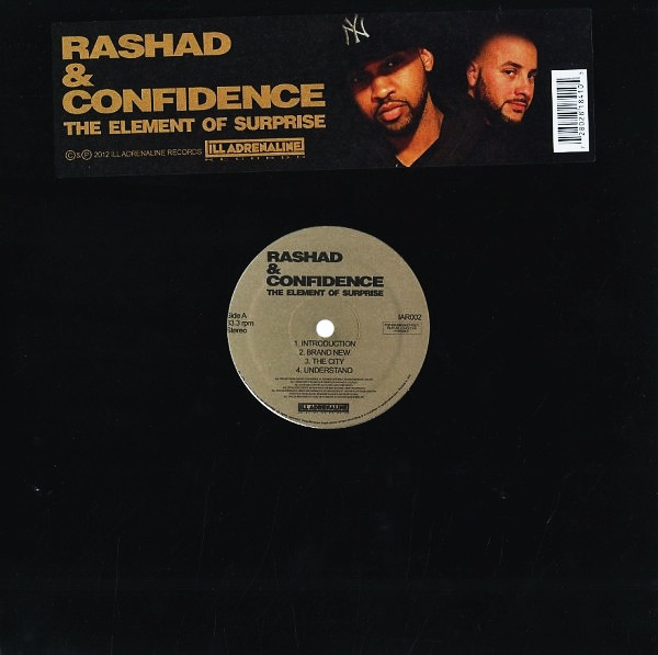 Rashad & Confidence – The Element Of Surprise (2012, Gold, Vinyl 