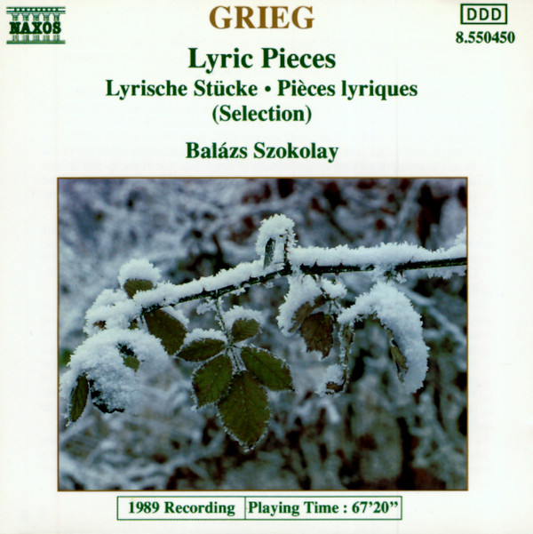last ned album Grieg Balázs Szokolay - Lyric Pieces Lyrische Stücke Pièces Lyriques Selection