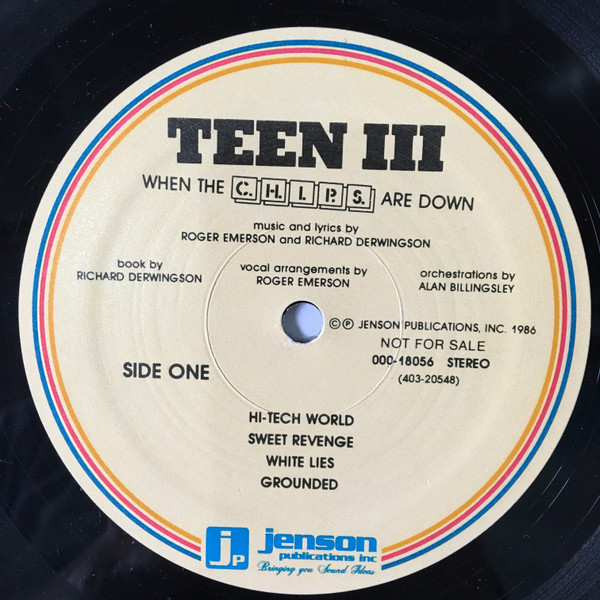télécharger l'album Roger Emerson And Richard Derwingson - Teen III When The CHIPS Are Down