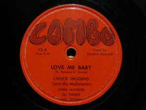 Chuck Higgins & His Mellotones - Love Me Baby album cover