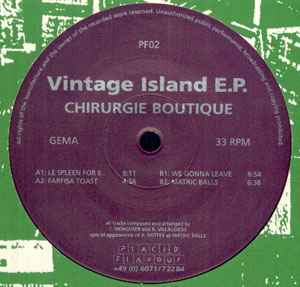 Chirurgie Boutique - Vintage Island E.P. album cover