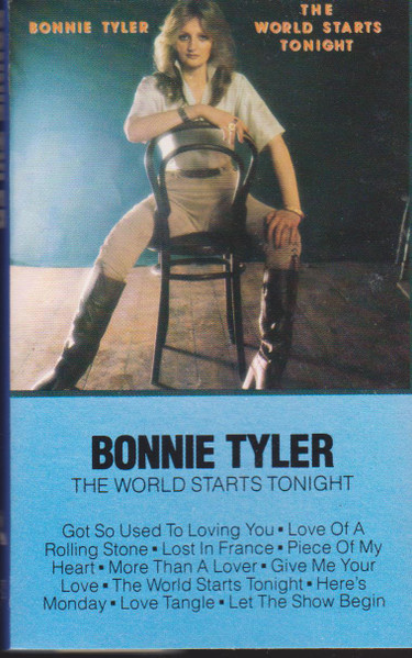 Bonnie Tyler – The World Starts Tonight (1977, Cassette