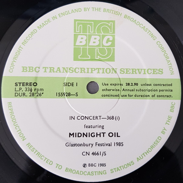 baixar álbum Midnight Oil - In Concert 368