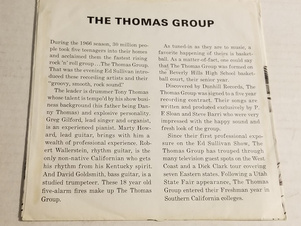 descargar álbum The Thomas Group - Ive Got No More To Say Then It Begins