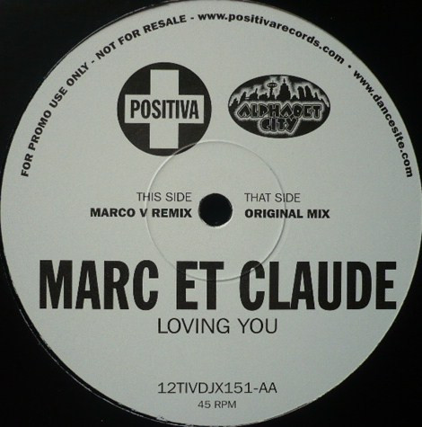 Marc Et Claude - Loving You | Releases | Discogs