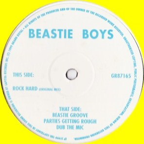 Beastie Boys – Rock Hard (1984, Vinyl) - Discogs