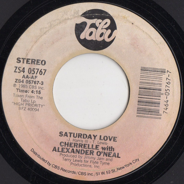 Cherrelle With Alexander O'Neal-Saturday Love