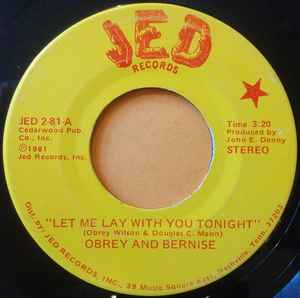Obrey Wilson - Let Me Lay With You Tonight / Stuck On Loving You album cover