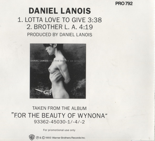 télécharger l'album Daniel Lanois - Lotta Love To Give