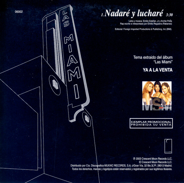 last ned album MSM - Nadaré y Lucharé