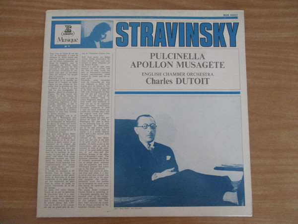 descargar álbum Igor Stravinsky English Chamber Orchestra, Charles Dutoit - PulcinellaApollon Musagéte
