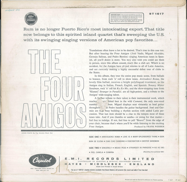 baixar álbum The Four Amigos - The Four Amigos