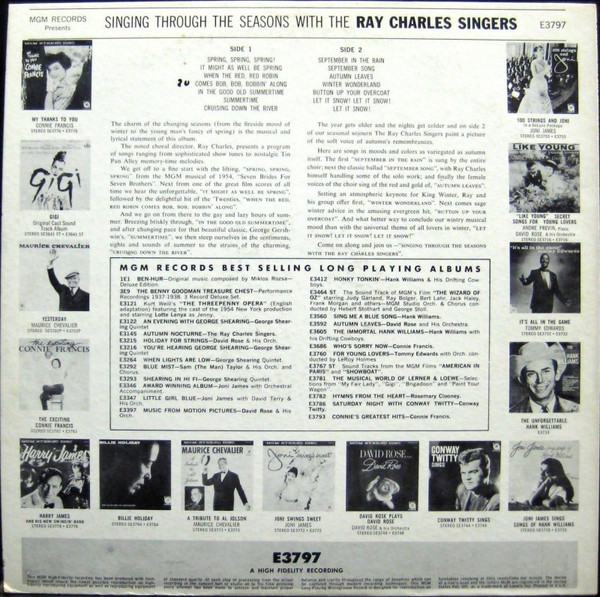 Album herunterladen Ray Charles Singers - Singing Through the Seasons
