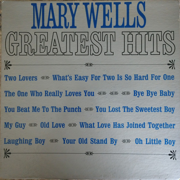Mary Wells – Greatest Hits (Vinyl) - Discogs