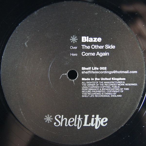 Blaze – The Other Side / Come Again (2000, Vinyl) - Discogs
