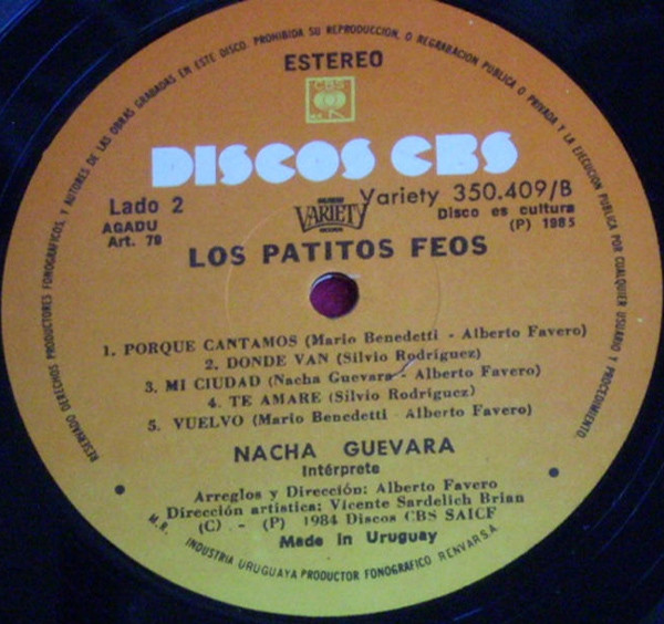 last ned album Nacha Guevara - Los Patitos Feos