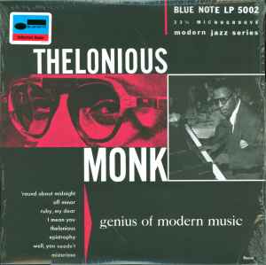 Thelonious Monk – Genius Of Modern Music (2014, Vinyl) - Discogs