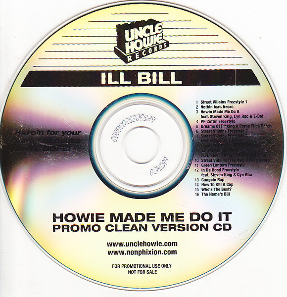 鬼レアILL BILL Howie Made Me Do It vol.1newyork