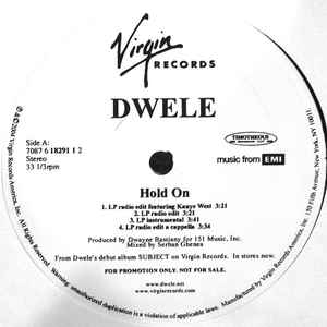Dwele - Hold On album cover