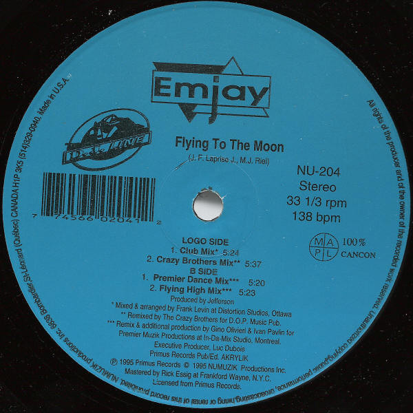 ladda ner album Emjay - Flying To The Moon