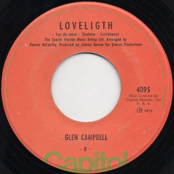 Album herunterladen Glen Campbell - Rhinestone Cowboy Vaquero De Fantasia Loveligth Luz De Amor