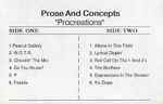 Prose And Concepts – Procreations (1995, CD) - Discogs