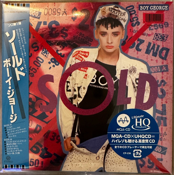 Boy George – Sold (2022, UHQCD, Hi-Res Mini LP CD (MQA x 
