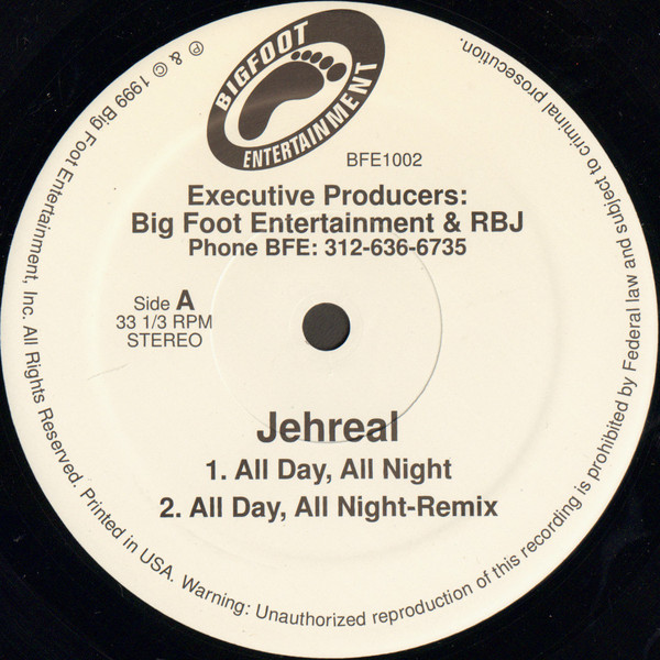 ladda ner album Jehreal - All Day All Night