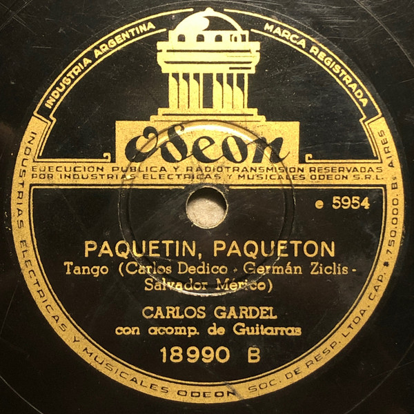 last ned album Carlos Gardel - Hagame El Favor Paquetin Paqueton