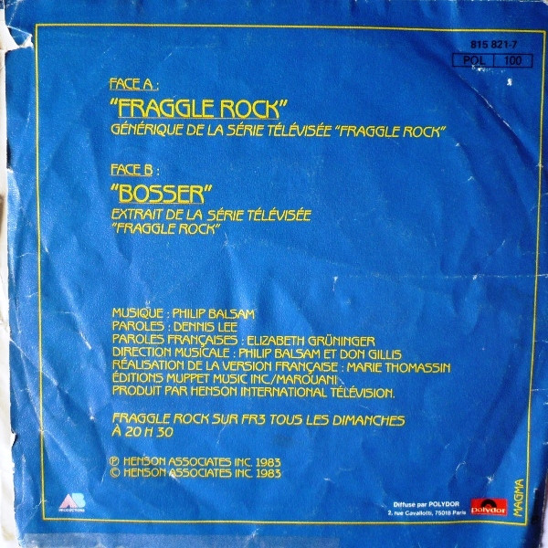 The Fraggles – Jim Henson's Fraggle Rock (1984, Vinyl) - Discogs