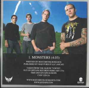 Matchbook Romance – Monsters (2006, CDr) - Discogs