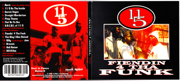11/5 - Fiendin' 4 Tha Funk | Releases | Discogs