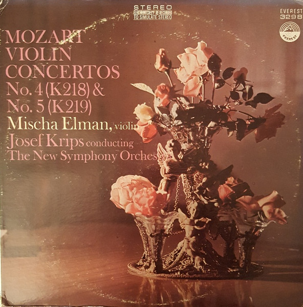 Wolfgang Amadeus Mozart, Mischa Elman, Josef Krips - Mozart Concertos No. 4 & No. | | Discogs