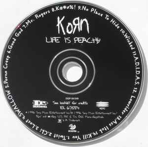 Korn – Life Is Peachy (1996, CD) - Discogs