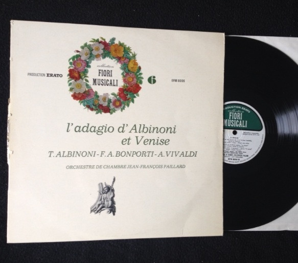 lataa albumi T Albinoni, A Vivaldi, FA Bonporti, Orchestre De Chambre JeanFrançois Paillard - Ladagio DAlbinoni Et Venise