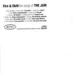 Cover of Fire & Skill - The Songs Of The Jam, 1999, CDr