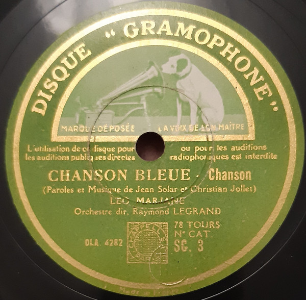 ladda ner album Léo Marjane - Perdue Pour Tout Le Monde Chanson Bleue
