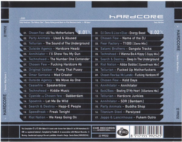 télécharger l'album Various - Turn Up The Bass Presents Hardcore Sonic Warfare
