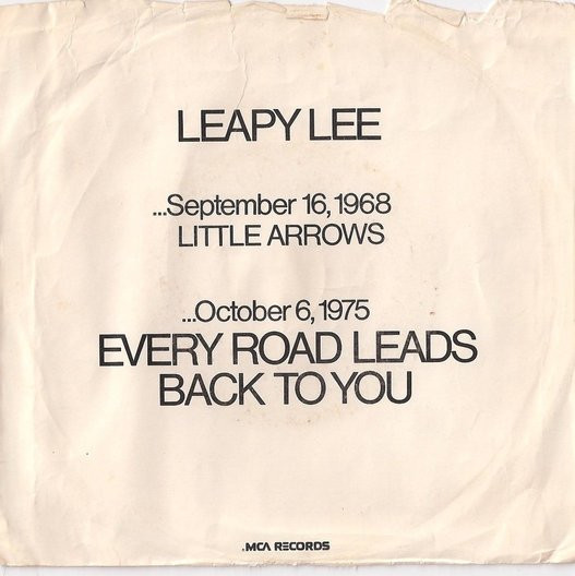ladda ner album Leapy Lee - Little Arrows Every Road Leads Back To You