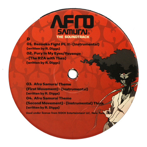 RZA – Afro Samurai (2008, Vinyl) - Discogs